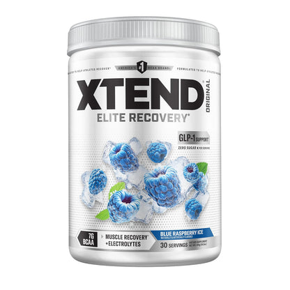 XTEND Original BCAA Sabor Frambuesa Azul, 30 Servicios. Suplemento Alimenticio a base de Aminoácidos