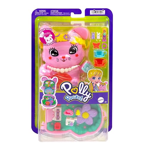 Polly Pocket Set de Juego Mundo de Compactos de Polly para niñas de 4 años en adelante