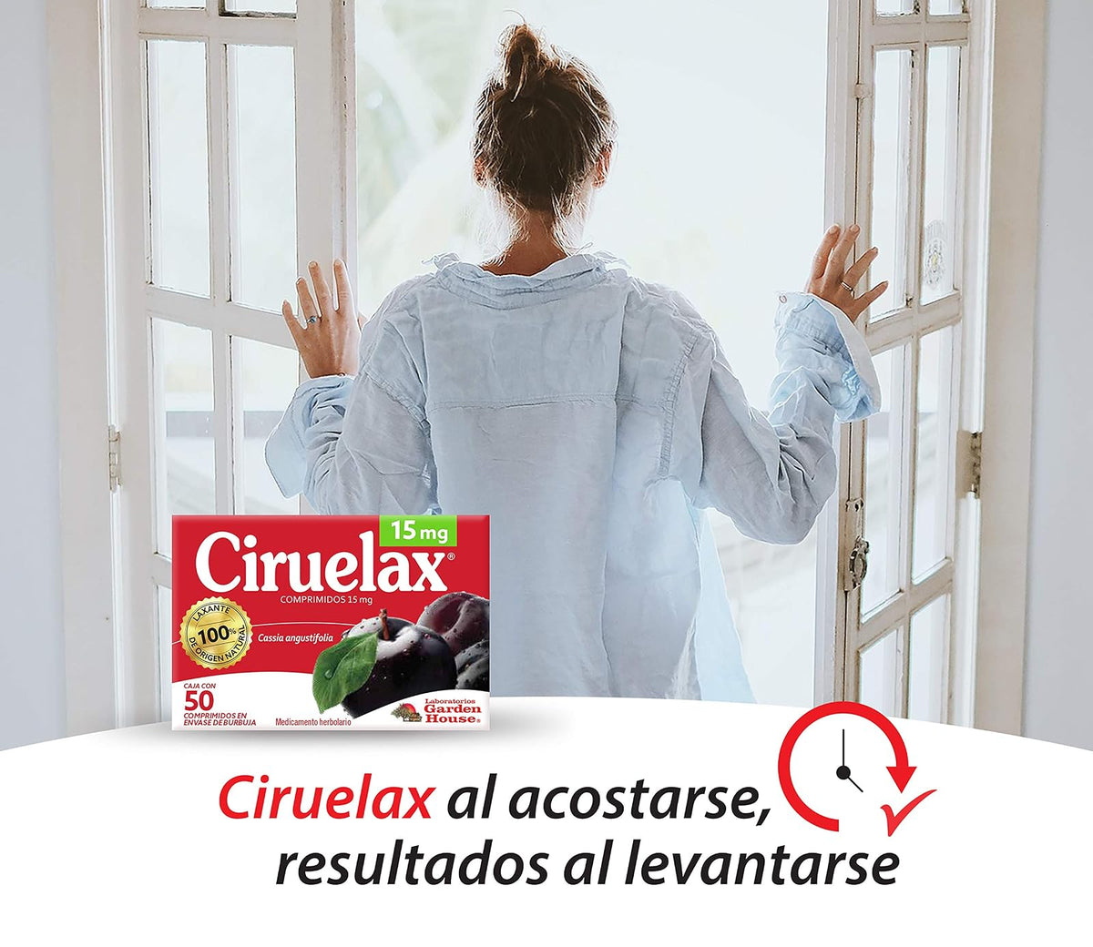 Ciruelax Laxante De Origen Natural Con 50 Comprimidos
