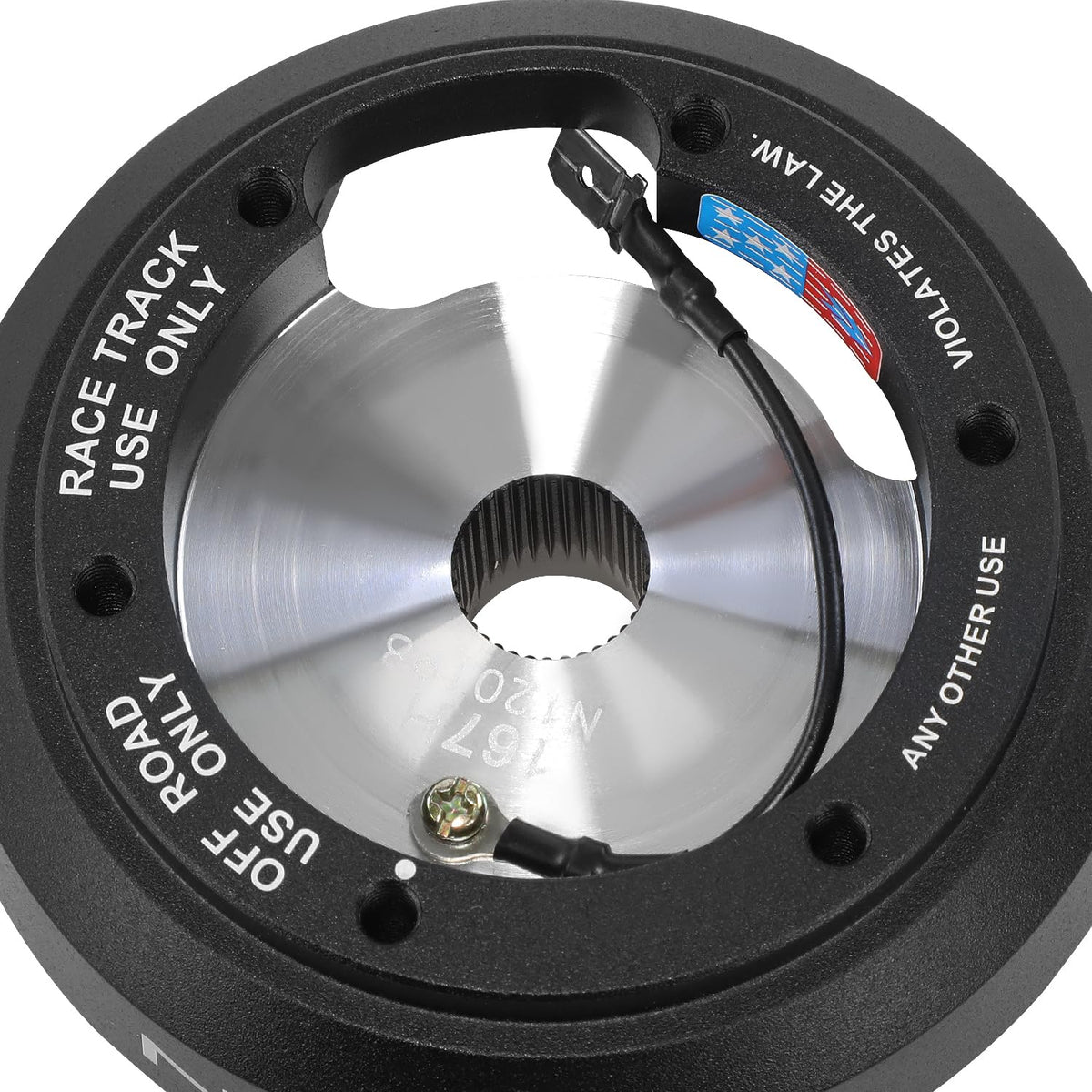 NRG Innovations SRK-167H Adaptador de Volante de Buje Corto para Mazda Miata NB, Negro
