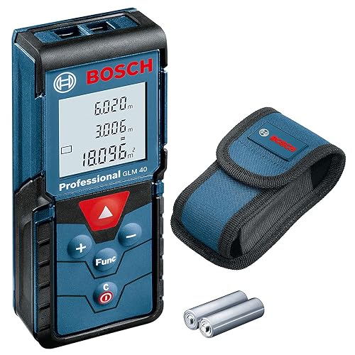 Bosch Medidor Laser GLM 40 - Distancia 40 Metros