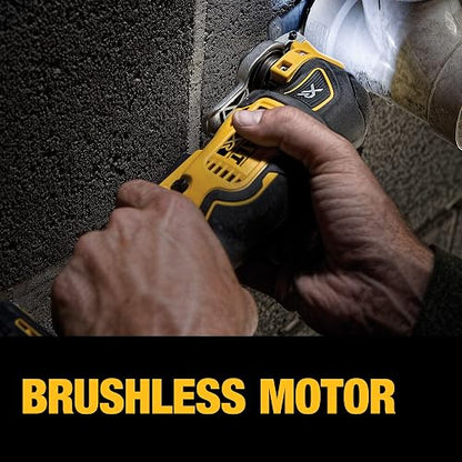 Juego de herramientas oscilantes DEWALT Max XR de 20 V de 3 velocidades (DCS356C1).