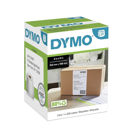 DYMO 4XL SHIPPING LABELS 4 X6 220/ROLL