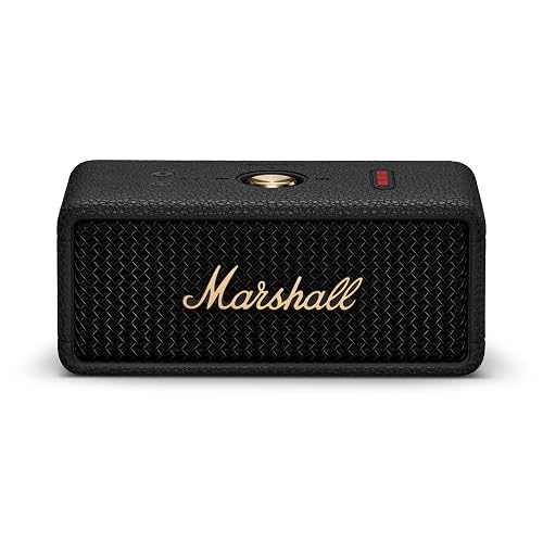 Emberton III Bocina Bluetooth Portátil – A Prueba de Agua y Polvo | Sonido Potente con Bajos Profundos | Compacta e inalámbrica para Viaje y Exterior - Negro/Láton