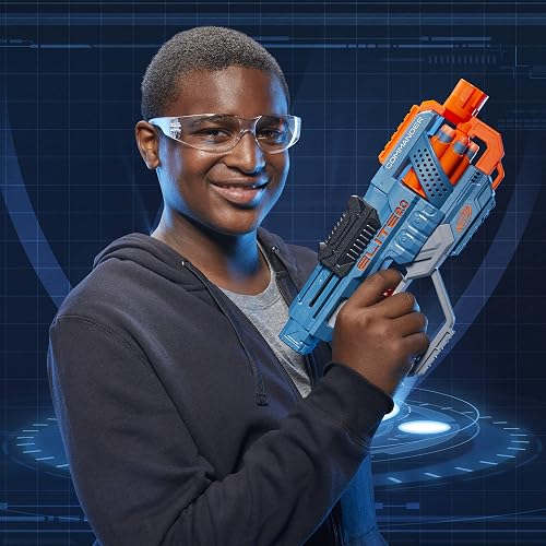 NERF Elite 2.0 Commander RD-6 Lanzador de Dardos con Tambor Giratorio