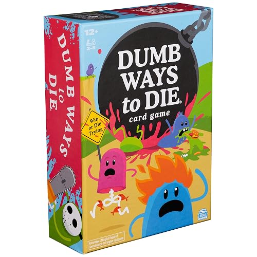 Dumb Ways to Die Card Game Based on The Viral Video, Card Games for Adults | Party Games | Adult Games | Fun Games, for Families & Kids Ages 12 and up