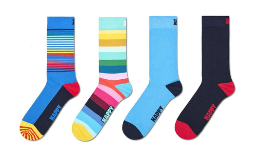 Happy Socks 4-pack Blue Socks Calcetines Unisex adulto