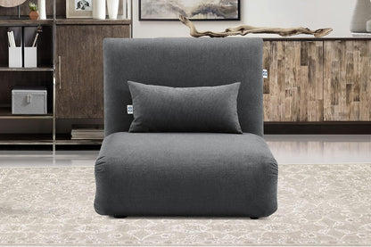 Sealy Floor Gaming Chair Sutton, Color Gris (Laurent Slate)