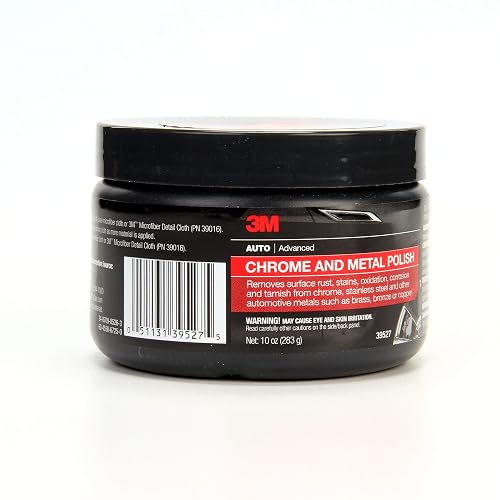 3M Auto Advanced Pulidor de Cromo y Metal, 283 gr (Modelo 39527)