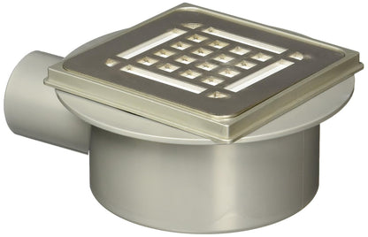 Urrea CL10INOX Coladera Compacta Rejilla Inox 10 cm Salida Lateral