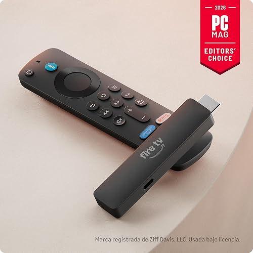 Fire TV Stick HD (modelo más reciente): Control remoto por voz Alexa que recibe alimentación a través de la televisión y se configura fácilmente