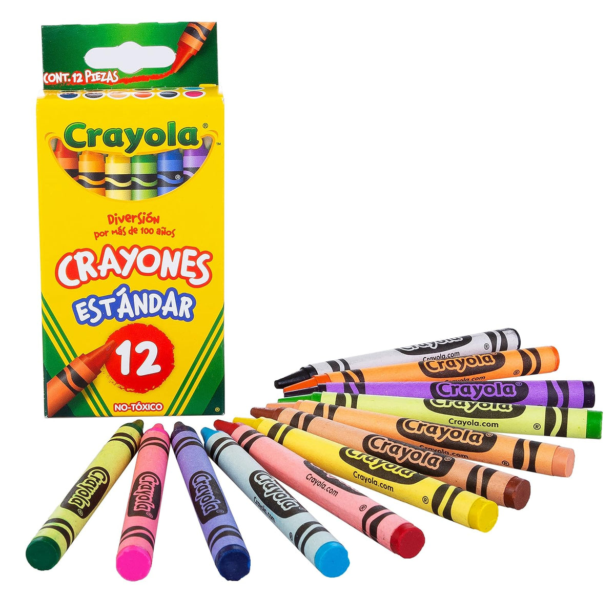 Crayola Pack de 12 Cajas de 12 Crayones Estándar