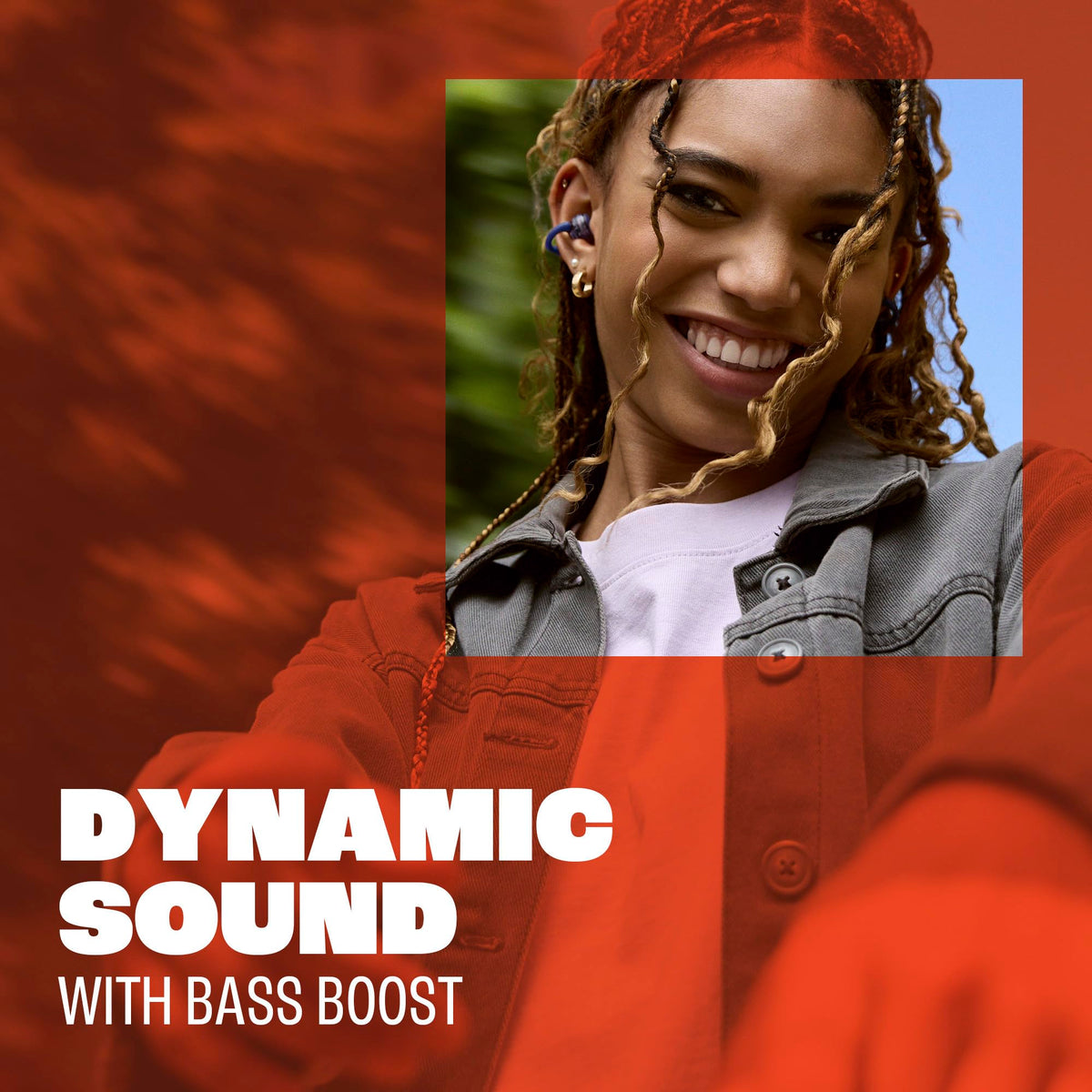 JBL Soundgear Clips - Auriculares inalámbricos de oído abierto, sonido dinámico con refuerzo de graves, comodidad durante todo el día, 4 micrófonos nítidos, llamadas claras 2.0 con algoritmo entrenado