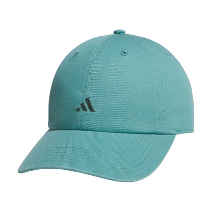 Adidas Saturday Baseball Cap – Adjustable Cotton Hat, Athletic Relaxed Fit Gorra de béisbol Mujer - Talla Única - Verde verde azulado - verde azulado preamado