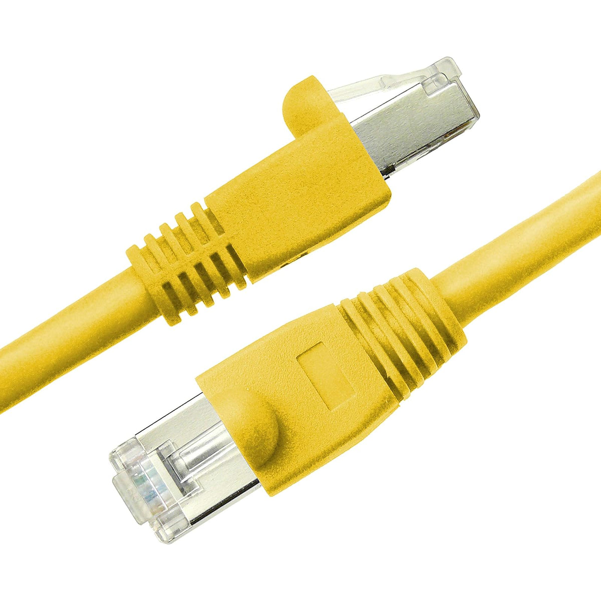 NTW Cat 6 Snagless - Cable de Red Ethernet blindado, Color Negro -345-S6-001BK, Amarillo, 10' Feet