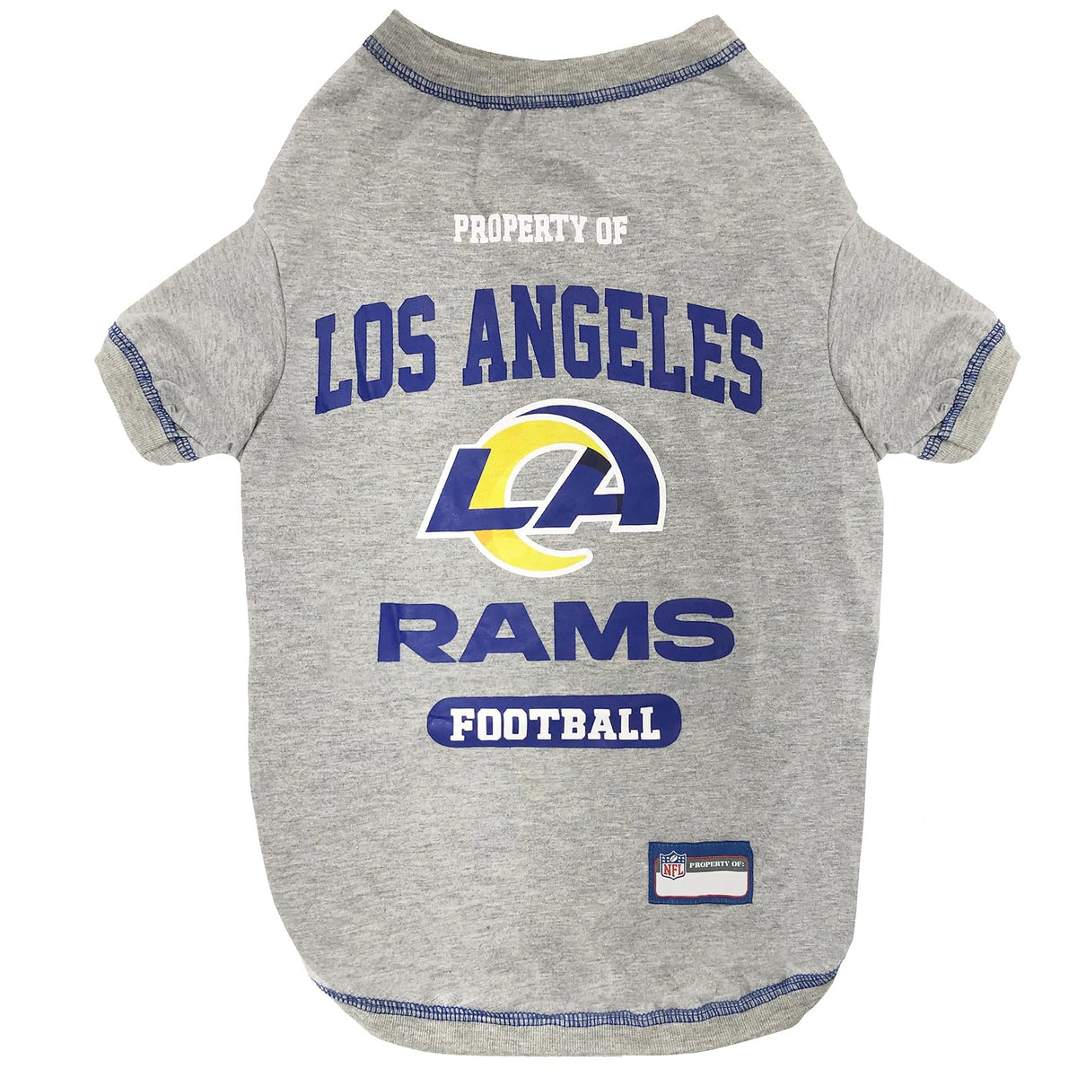 Pets First NFL Playera Deportiva para Perro - XS - Los Ángeles Rams