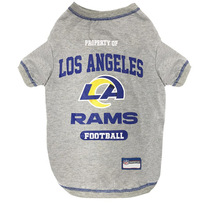 Pets First NFL Playera Deportiva para Perro - XS - Los Ángeles Rams