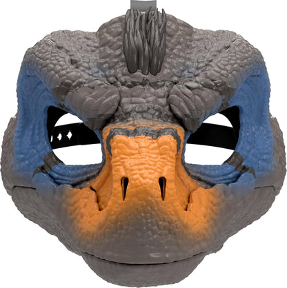 Mattel Jurassic World Snarlin' Sounds Velociraptor Máscara