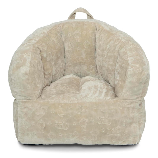 Delta Children - Serta - Silla de Felpa para niños, Silla de Espuma Suave, Alternativa para niños y niñas, Asiento Acogedor para Leer, Ver Dibujos Animados, Sala de Juegos, habitación de guardería