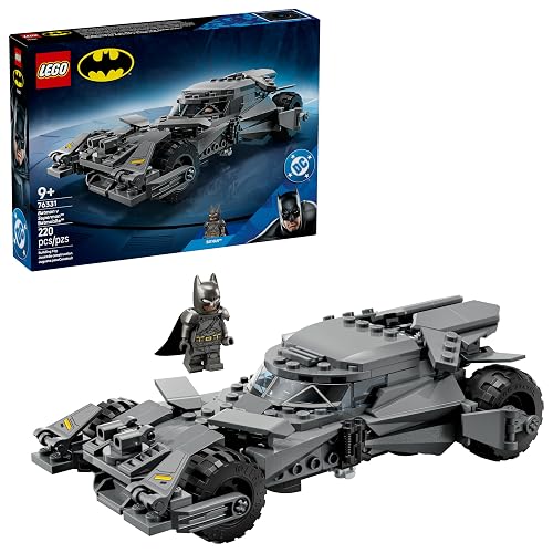 Lego DC Batman Batimóvil de Batman v Superman – Juguete – Kit de Construcción de Auto y Minifigura para Niños y Niñas Desde 9 Años – Coleccionable por el 20 Aniversario – 76331