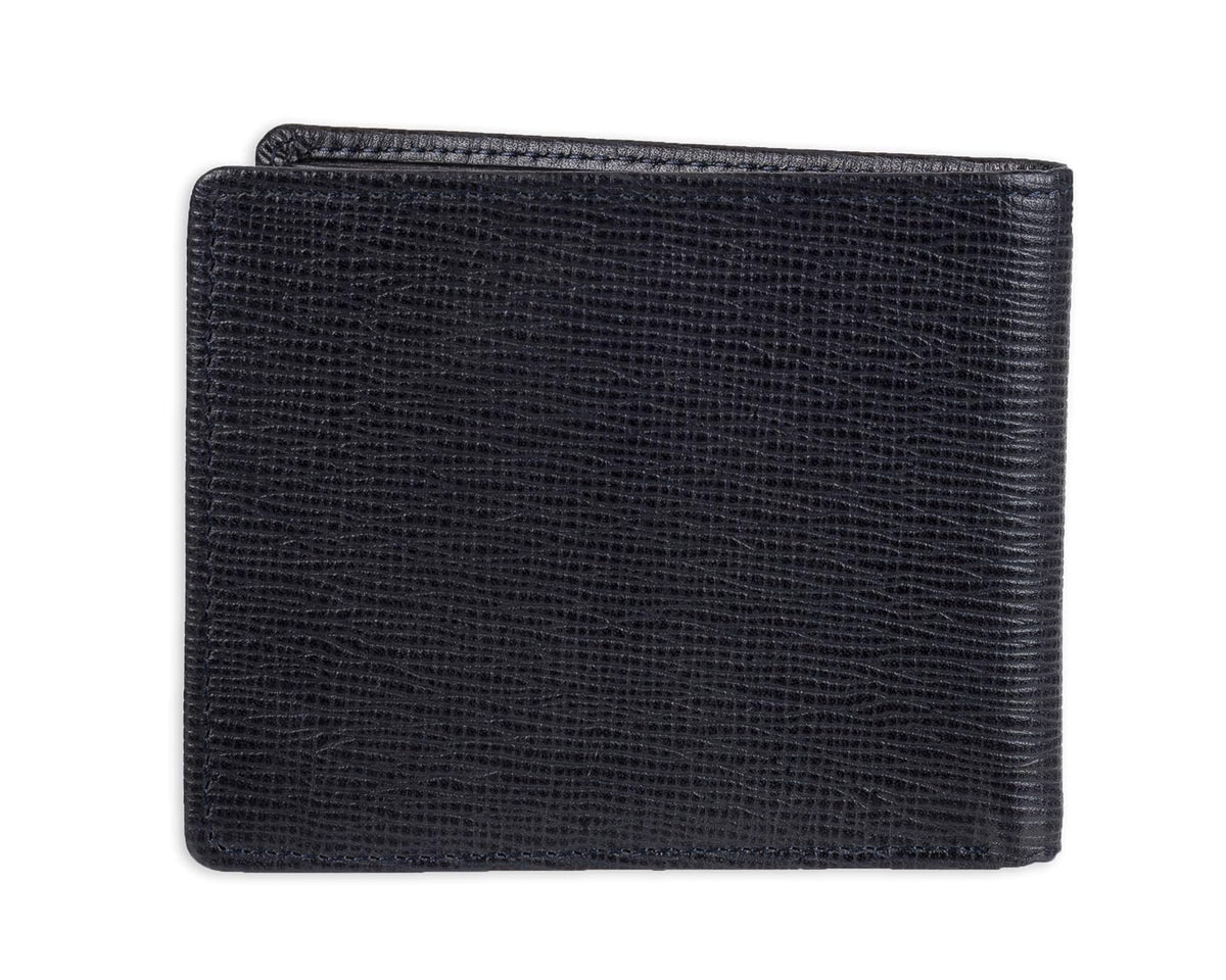 Calvin Klein portafolios plegable minimalista RFID de piel para hombre, marino, Talla única