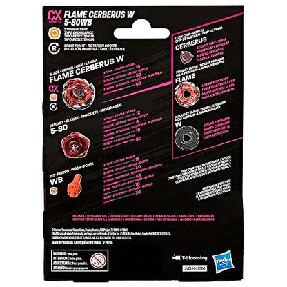 Beyblade X Trompo Kit Inicial Flame Cerberus W 5-80WB CX