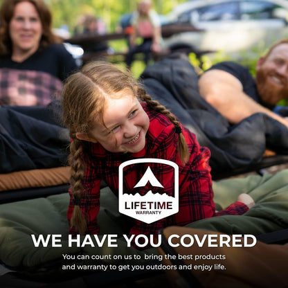 Teton Sports Jr Sleeping Bag for Boys, Girls, and Kids - 20 & 0 Degree Options (Celsius & Bridger) - Camping Accessory for Sleepover, Cabins, RV, Car Camping Accessories