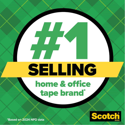 SCOTCH 3M Cinta Adhesiva Mágica Invisible 3 rollos de 19mm x 32.9m | Ideal para diferentes proyectos creativos, Acabado invisible, Escribe sobre ella, Para reparar etiquetar