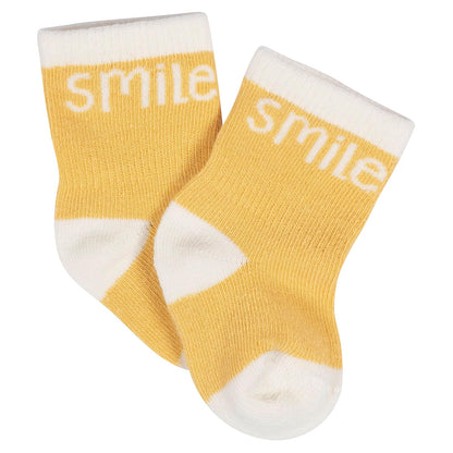 Gerber 8-pair Wiggle-proof Sock Calcetines a prueba de enredos Unisex bebé