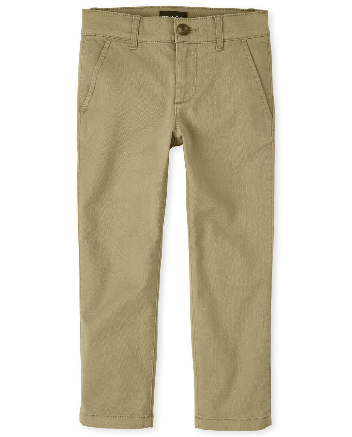 The Children's Place Pantalón Chino Elástico para Niño - Lino Individual - 6 Slim