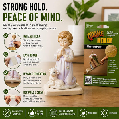 Quakehold! 88111 Museum Putty Neutral