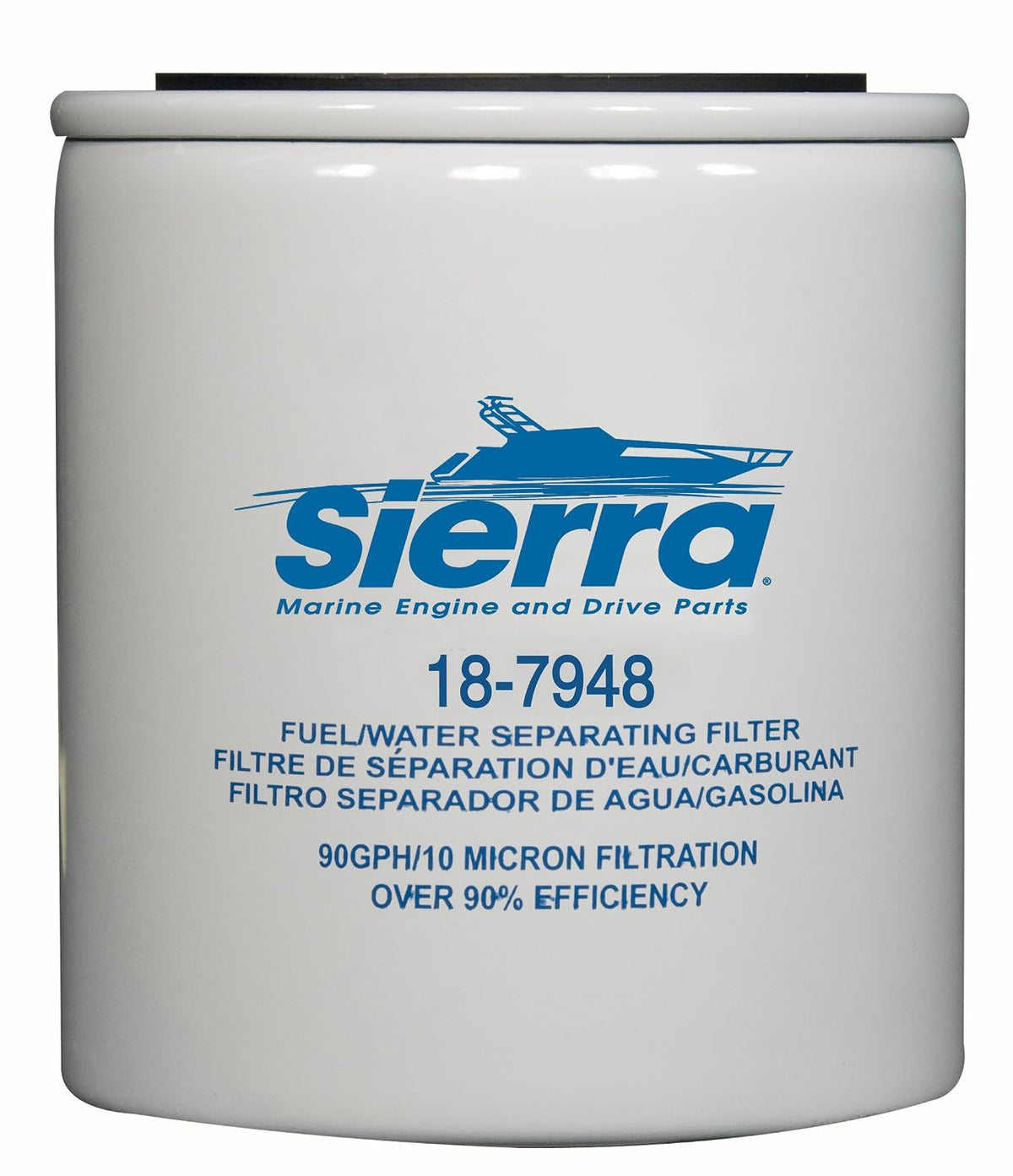 Sierra 18-7948 Elemento de repuesto para filtro Racor para uso con Mercury 35-886638, Racor S3227, Suzuki 99105-20005, Honda 17670-ZW1-801AH