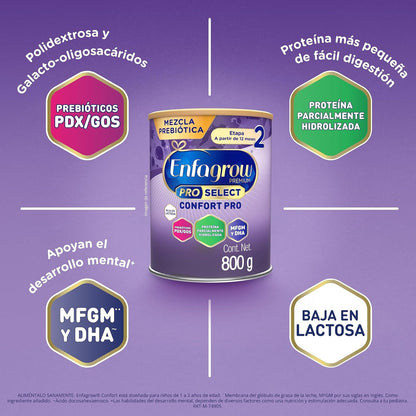 Enfagrow Confort 2 Fórmula Infantil Especializada Lata 800 g