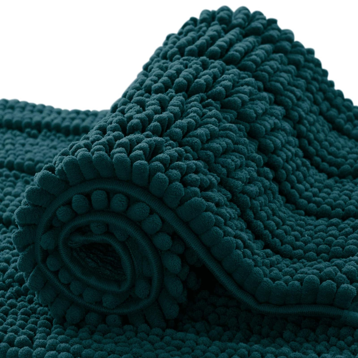 Ouka Alfombras de baño Antideslizantes, alfombras de baño Gruesas, Suaves y absorbentes para baño, Cocina y Entrada (24 x 60 Pulgadas, Verde Azulado)