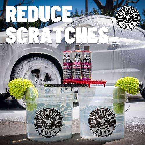 Chemical Guys Cyclone Dirt Trap Filtro para Cubo de Lavado de Automóviles Elimina la Suciedad y los residuos Mientras lavas (Rojo)