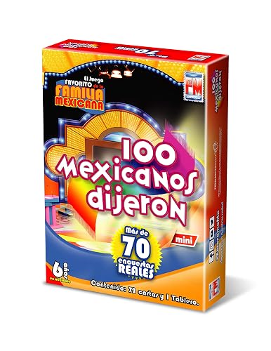 Fotorama 100 Mexicanos Viaje| Juego de Mesa Multijuegos Economico| Juego de Mesa