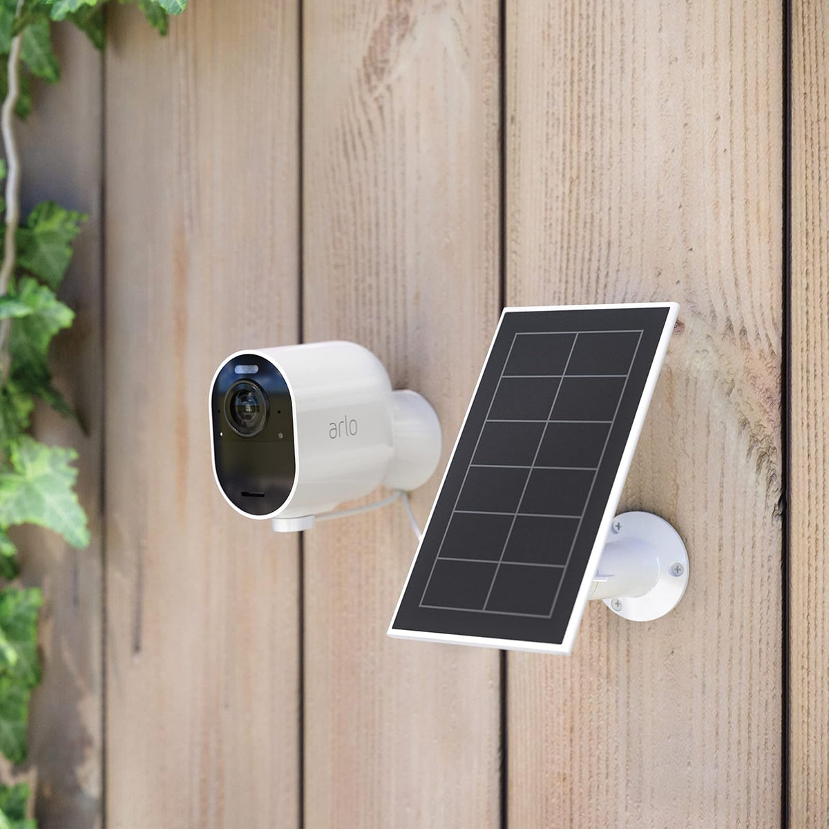 Arlo Certified Accessory - Solar Panel Charger (2021 Released) for Arlo Ultra, Ultra 2, Pro 3, Pro 4 and Pro 3 Floodlight Cameras, Weather Resistant, Adjustable Mount, Easy Installation,White-VMA5600