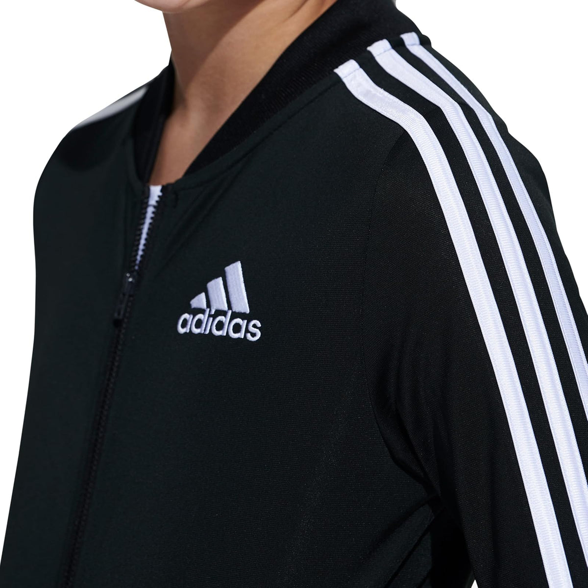 adidas Chaqueta bomber de tricot para niñas grandes