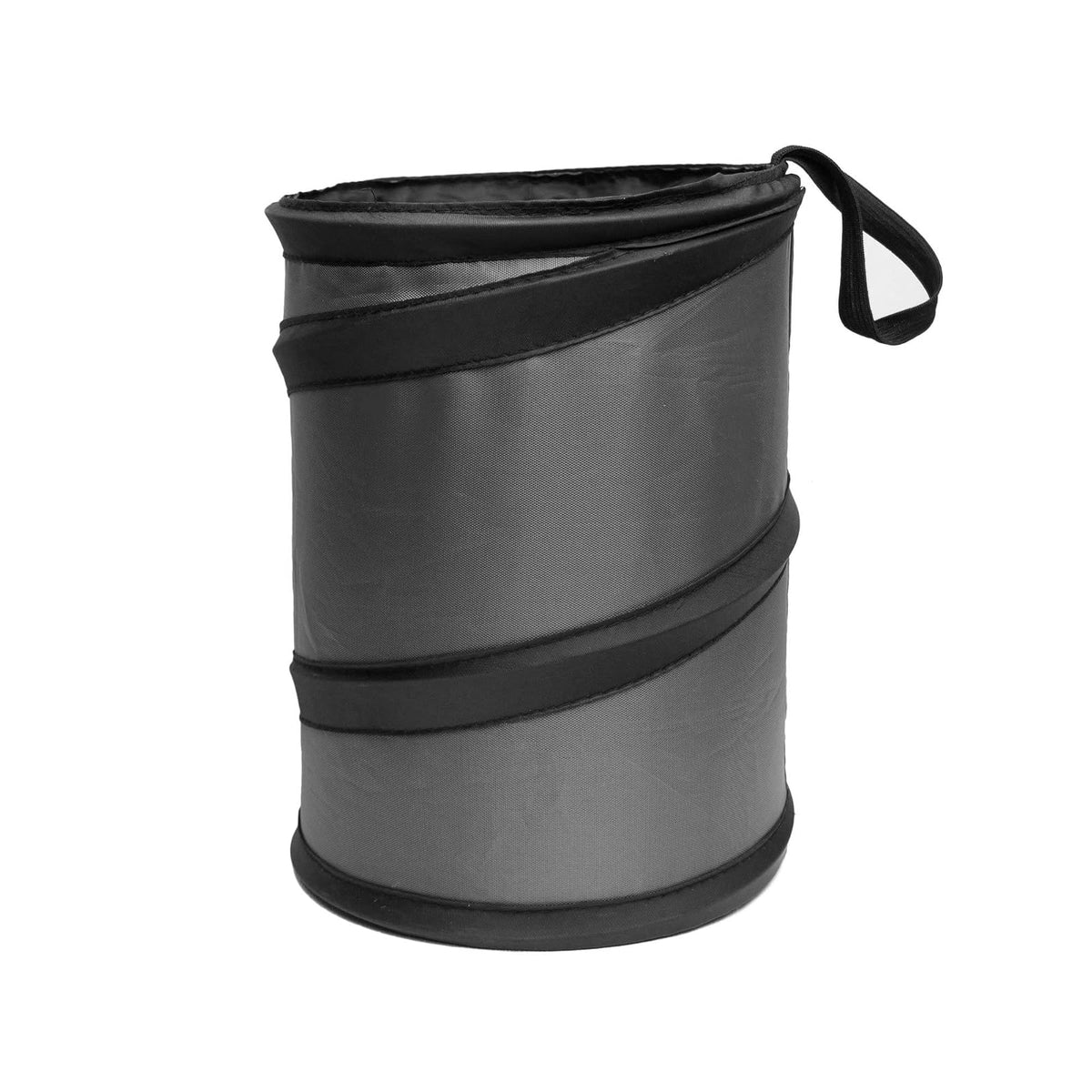 FH Group FH1121BLACK - Basurero para automóvil, color negro, Gris