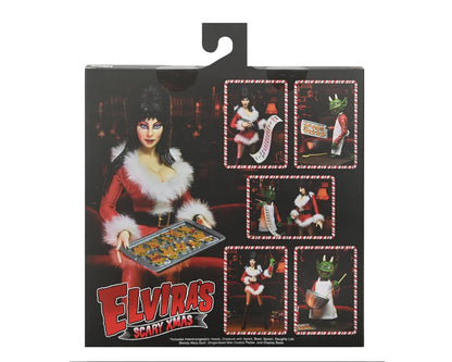 NECA - Figura de acción de Navidad Muy aterradora de Elvira, 8 Pulgadas