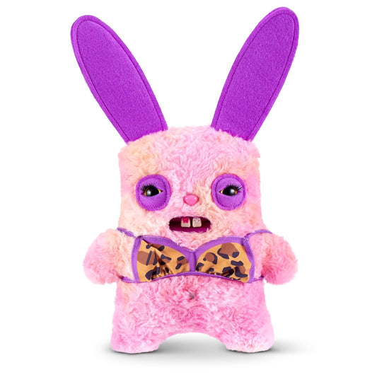 ZURU Fuggler Baddies Fuggs de 9 Pulgadas (Conejo rabioso) | Divertido monstruo feo con dientes característicos; felpa coleccionable suave y abrazable; para fanáticos y coleccionistas
