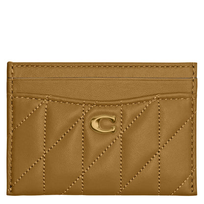 Coach - Funda de piel acolchada para tarjetas - Una talla - B4 - Oliva Muted