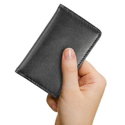 Samsill Regal Leather Business Card Holder, Case Holds 25 Business, Black