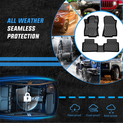 Nilight TPE - Alfombrillas de Piso para Subaru Forester 2025 2026 (no para híbridos y Naturales) para Todo Tipo de Clima, Ajuste Personalizado