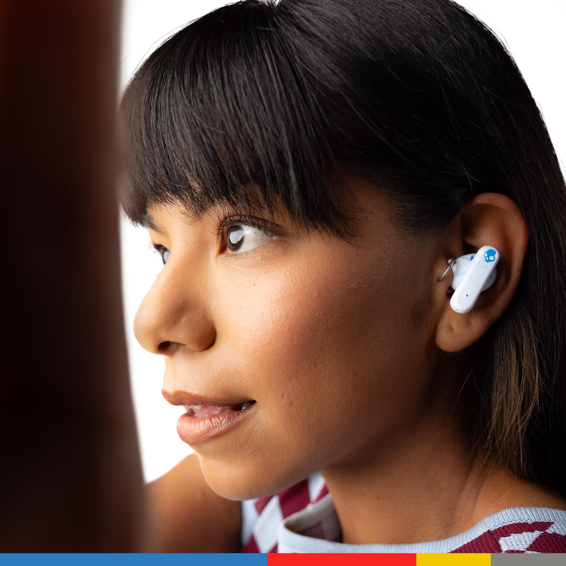 Skullcandy EcoBuds Auriculares In-Ear Inalámbricos, 8h de Autonomía, Estuche de Carga sin Batería, Micrófono, Compatibles con iPhone Android y Dispositivos Bluetooth, Glacier