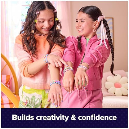 Cool Maker, Kit de expansión Stack’d Heishi, kit para hacer pulseras con más de 1300 cuentas, sirve para hacer 10 pulseras, juguetes de manualidades para niños y niñas a partir de 7 años