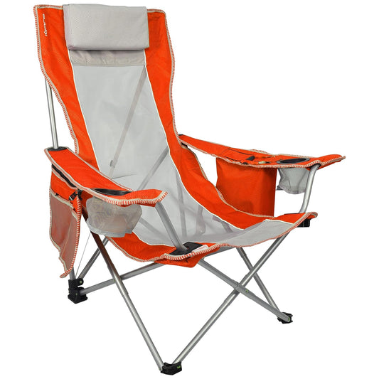 Kijaro Beach Sling Chair with Cooler Pocket - Various Fun Colors & Patterns - Perfect Beach Folding Chair and Camping Chair - Includes a Detachable Pillow
