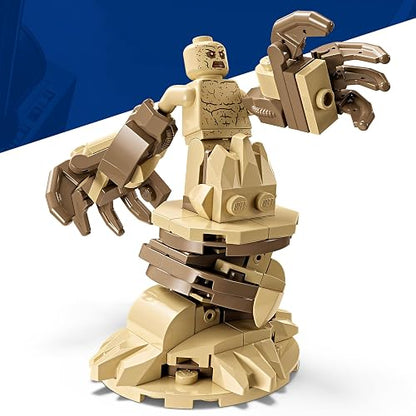 LEGO | Marvel Batalla Épica: Spider-Man vs. Sandman – Juguete de Construcción con Venom para Niños y Niñas Mayores de 9 Años – Set para Jugar y Exhibir con 3 Minifiguras – 76334