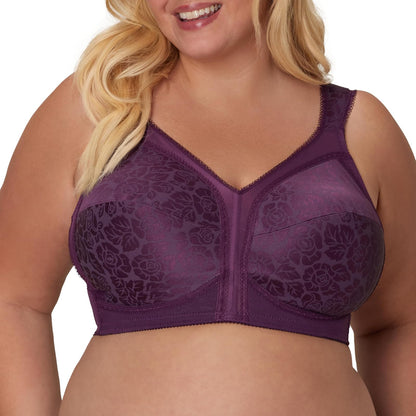 Playtex 18 Hour Brasier Inalámbrico de Cobertura Completa - 44DDD - ciruela (Plum Majestic)