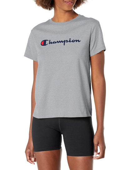 Champion Playera clásica. Camiseta para Mujer